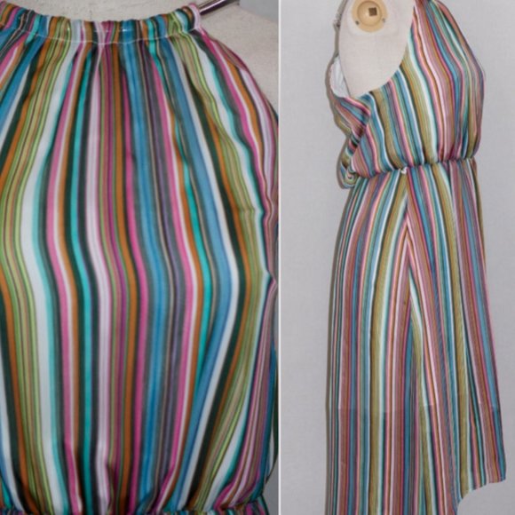 Multi Color Stripe Dress - Picture 14 of 15